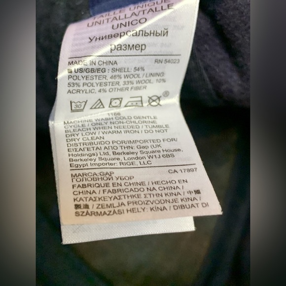 COPY - Adult One Size Fits Most Red Plaid Wool Blend GAP + PENDLETON Baseball C… - Picture 14 of 16